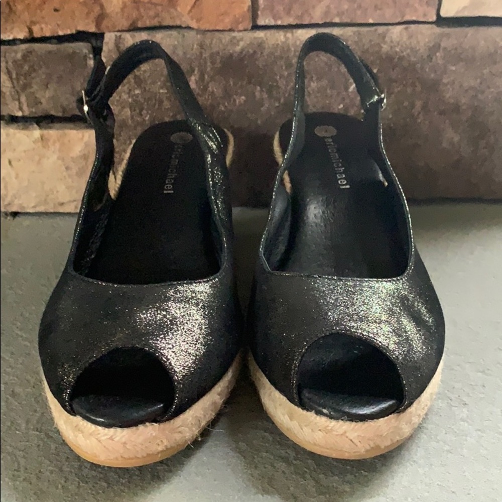 Eric Michael platform sandals size 38.5 - Picture 1 of 10